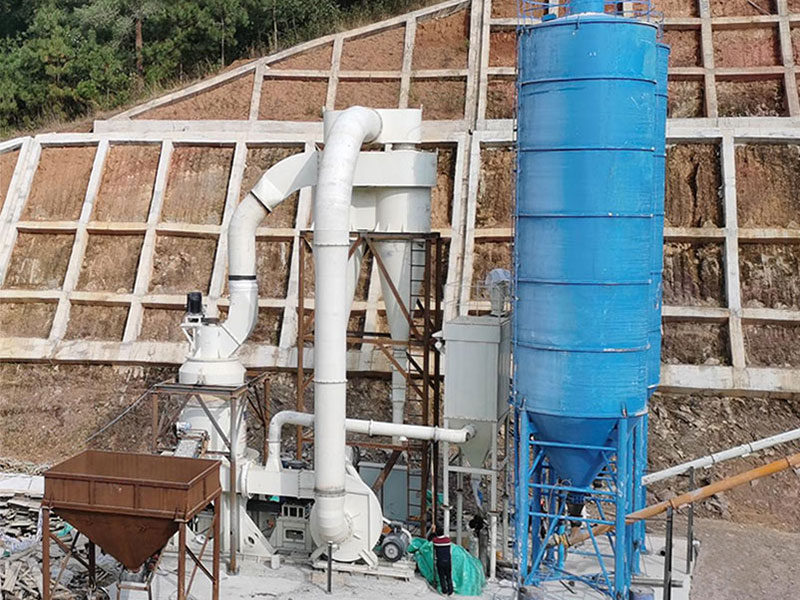 雲(yún)南生白(bai)灰窯制(zhi)粉生産(chan)線