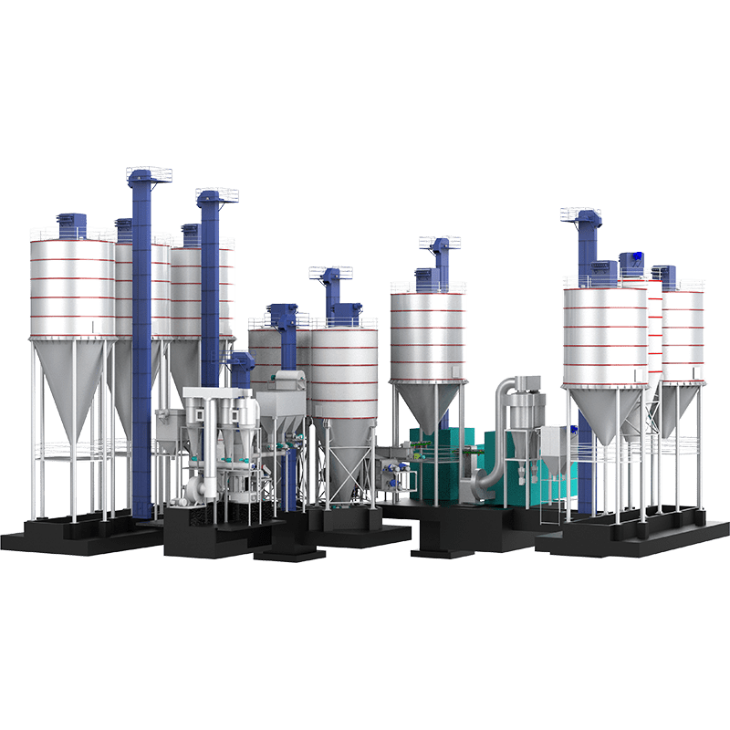 高(gao)比表面積氫(qing)氧化鈣生産(chan)線